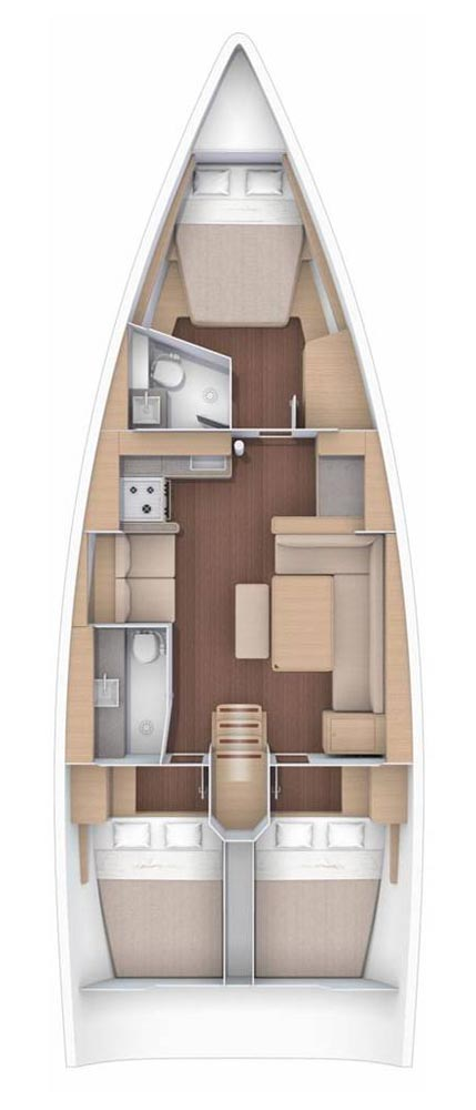 Charter a Dufour Dufour 430 in Jezera on Samboat