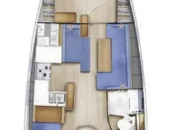 Jeanneau Sun Odyssey 410 charter bareboat or skippered in  Murter-Kornati