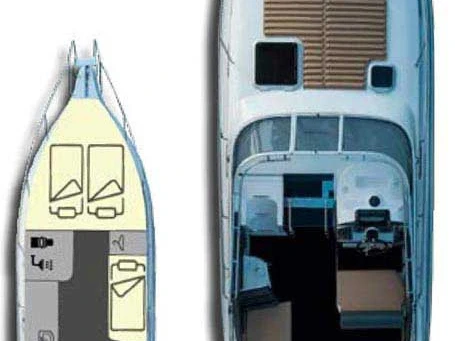 Öchsner-boote Öchsner SRX30 charter bareboat or skippered in  Jezera