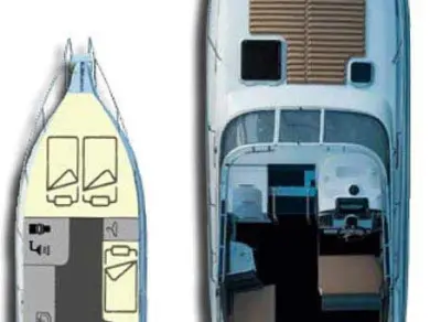 Öchsner-boote Öchsner SRX30 charter bareboat or skippered in  Jezera