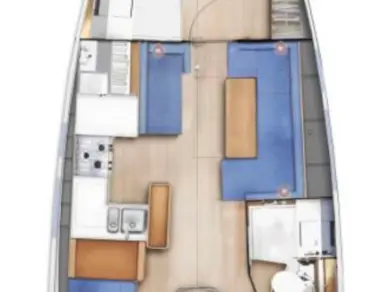 Sailboat to hire Gouvia at the best price