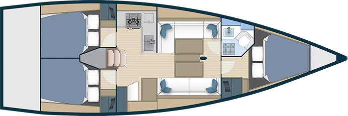 More Boats More 40 charter bareboat or skippered in  Biograd na Moru