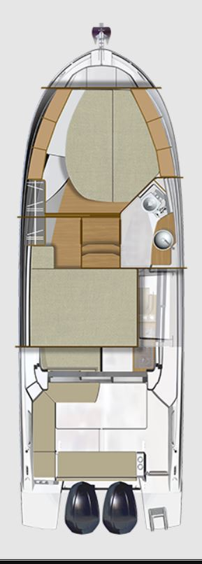 Hire Motorboat Bénéteau with a boat licence