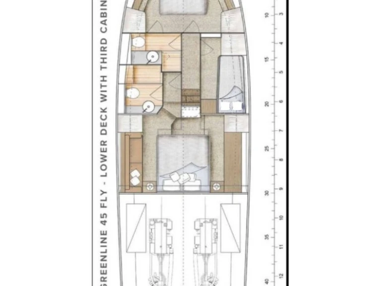 Yacht hire Biograd na Moru cheap Greenline 45 Fly