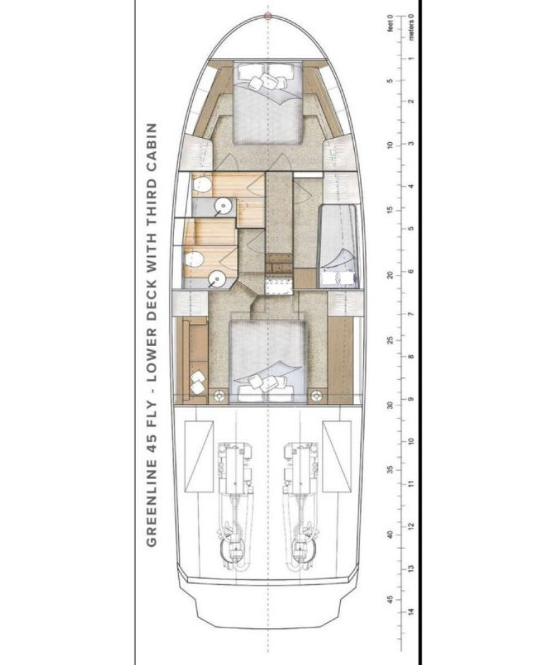 Yacht hire Biograd na Moru cheap Greenline 45 Fly