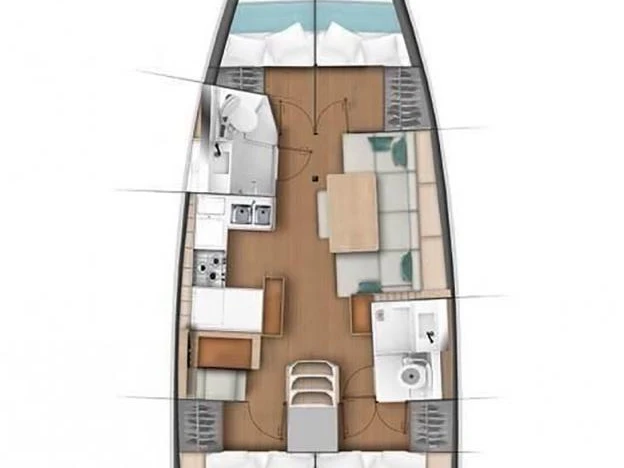 Charter a Jeanneau Sun Odyssey 440 in Lávrio on Samboat