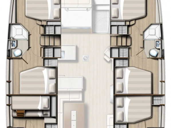 Catamaran hire in Alimos - Bali Bali 5.4