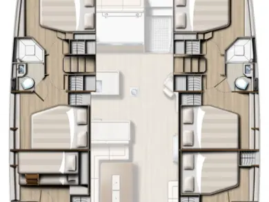 Catamaran hire in Alimos - Bali Bali 5.4