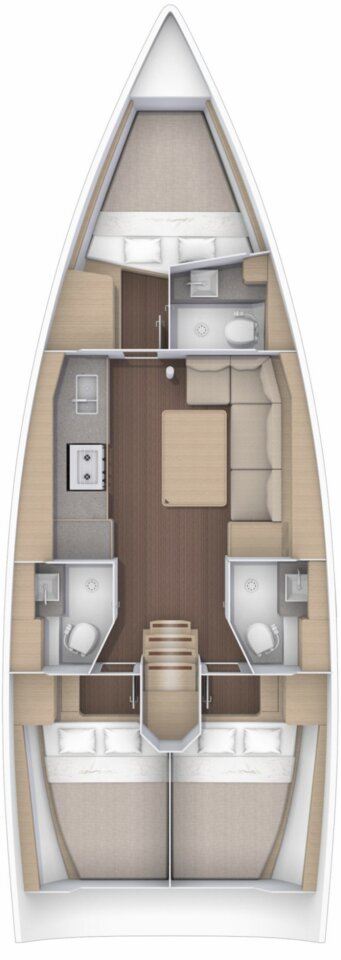 Dufour Dufour 390 GL charter bareboat or skippered in  Kos