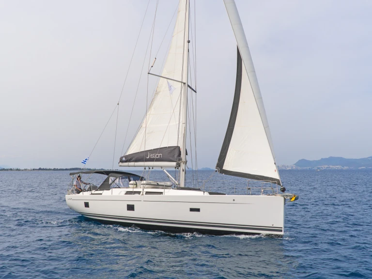 Hanse Hanse 458 charter bareboat or skippered in  Lávrio