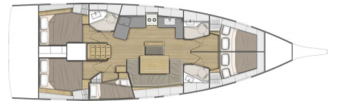 Charter a Bénéteau Oceanis 46.1 in Rhodes (City) on Samboat
