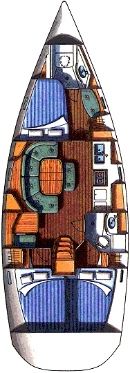 Yacht hire Kos cheap Oceanis 393 Clipper