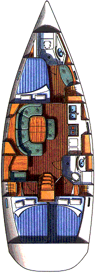 Yacht hire Kos cheap Oceanis 393 Clipper