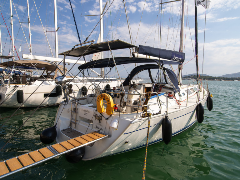 Jeanneau Sun Odyssey 43 charter bareboat or skippered in  Deme of Volos