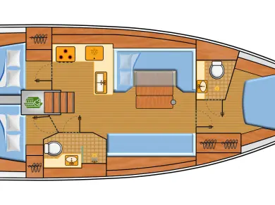 Yacht hire Pula cheap Hanse 410