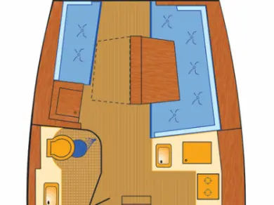 Sailboat hire in Rogoznica - Hanse Hanse 418