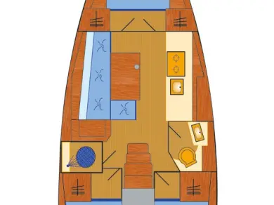 Hire Sailboat Bénéteau with a boat licence