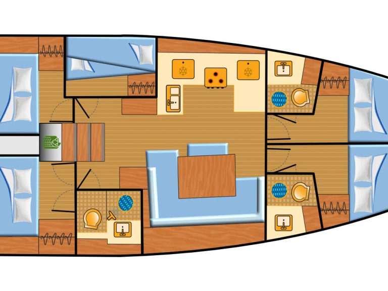 Yacht hire Biograd na Moru cheap Sun Odyssey 490