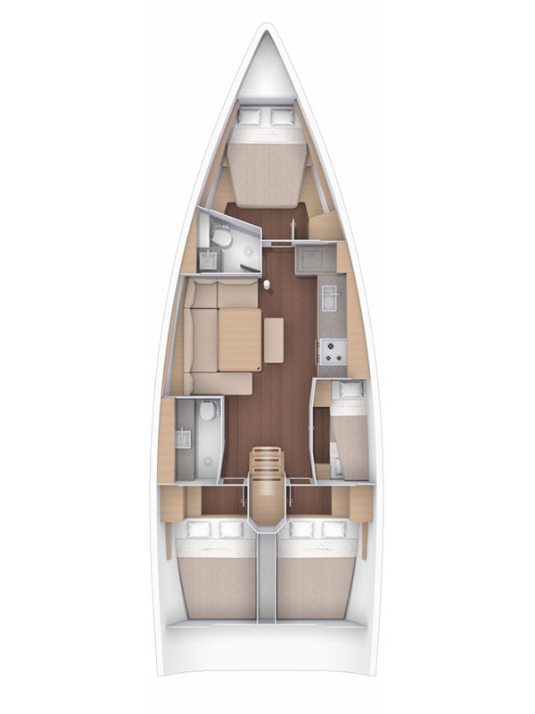 Dufour Dufour 430 charter bareboat or skippered in  Primošten