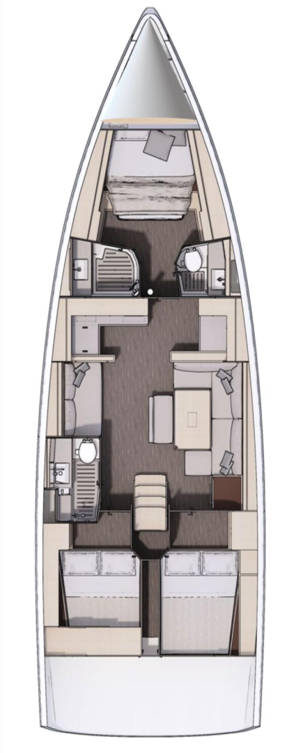Hire Sailboat Dufour with a boat licence