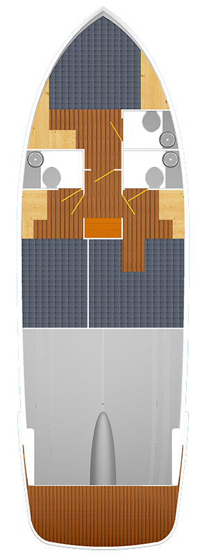 Charter a Cobra Yachts Futura 40 Grand Horizon in Trogir on Samboat