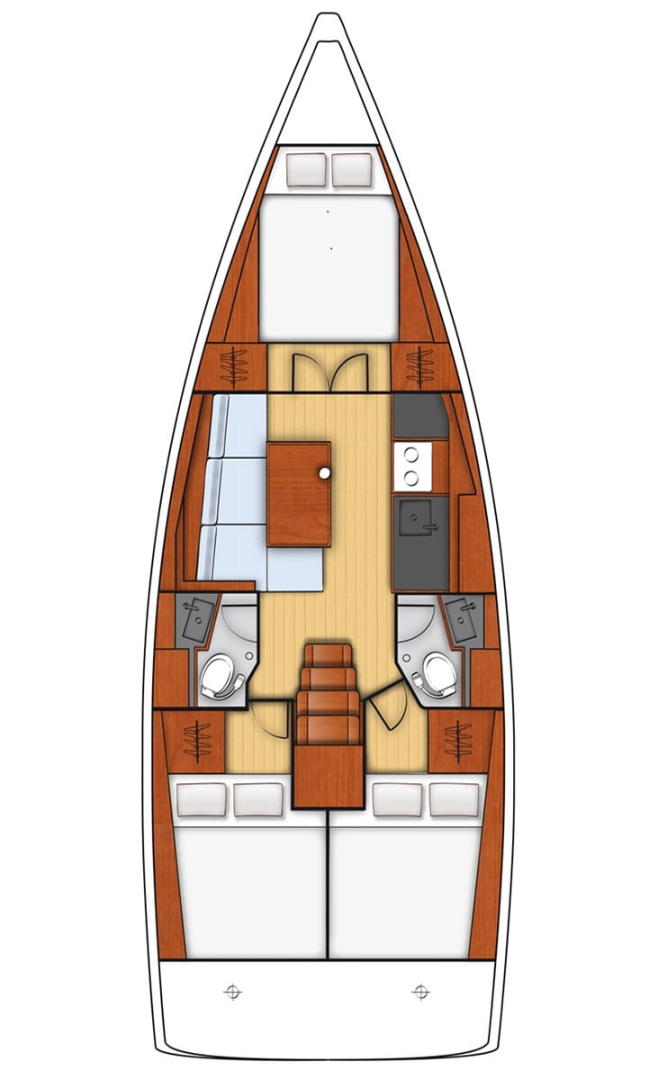 Yacht hire Komolac cheap Oceanis 38.1