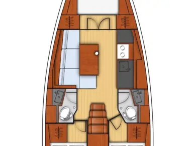 Yacht hire Komolac cheap Oceanis 38.1