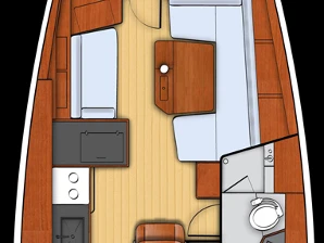 Sailboat hire in Šibenik - Bénéteau Oceanis 41.1