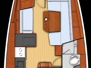 Sailboat hire in Šibenik - Bénéteau Oceanis 41.1