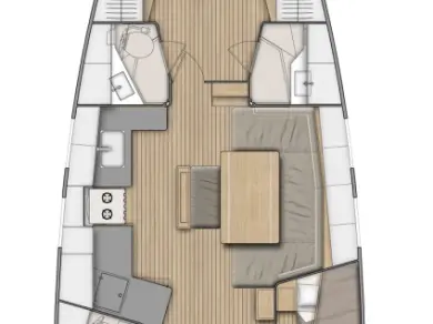 Hire a Bénéteau Oceanis 46.1 Komolac