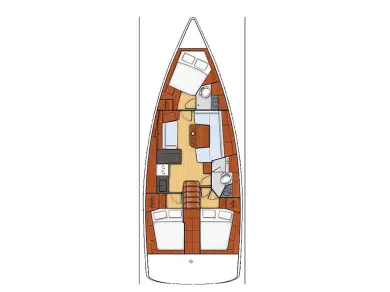 Hire Sailboat Bénéteau with a boat licence