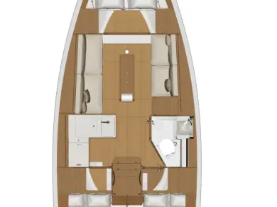 Charter a Dufour Dufour 360 Grand Large in Punat on Samboat