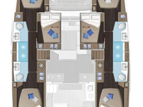 Yacht hire Tromsø cheap Lagoon 51