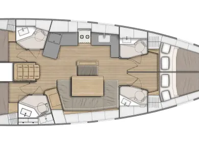 Sailboat hire in Lefkáda - Bénéteau Oceanis 46.1