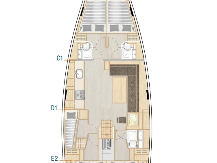 Yacht charter Fethiye - Hanse Hanse 508 on SamBoat