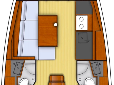 Sailboat hire in Biograd na Moru - Bénéteau Oceanis 38.1