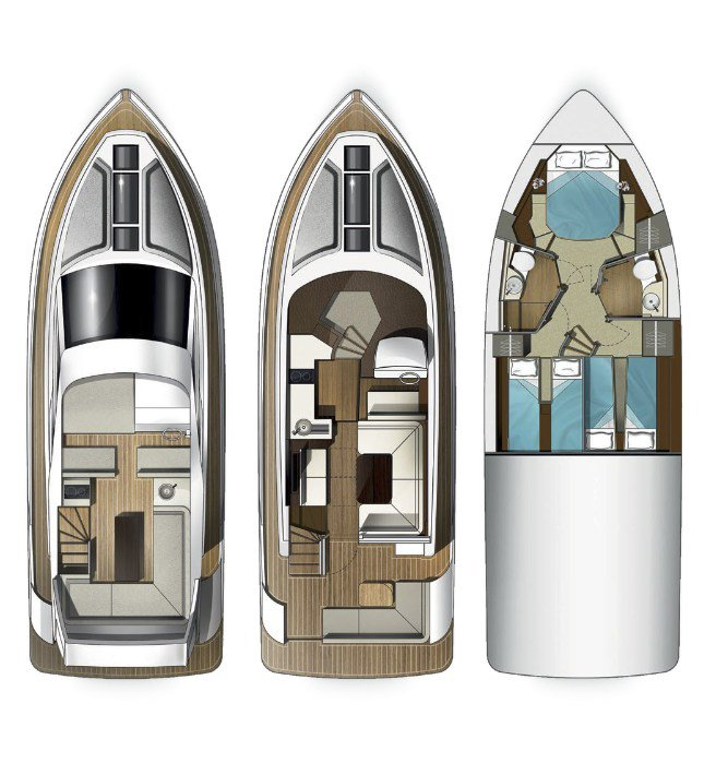 Yacht charter Sukošan - Galeon Galeon 420 Fly - 3 cab. on SamBoat