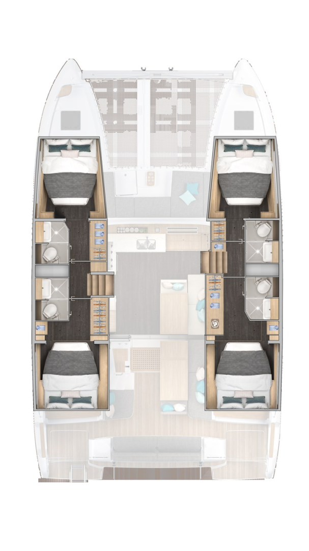 Hire Catamaran Lagoon with a boat licence