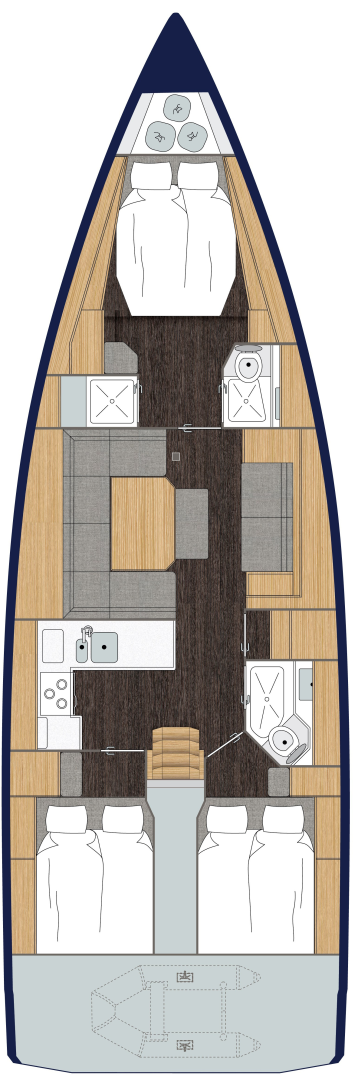 Yacht charter Fethiye - Bavaria Bavaria C45 on SamBoat