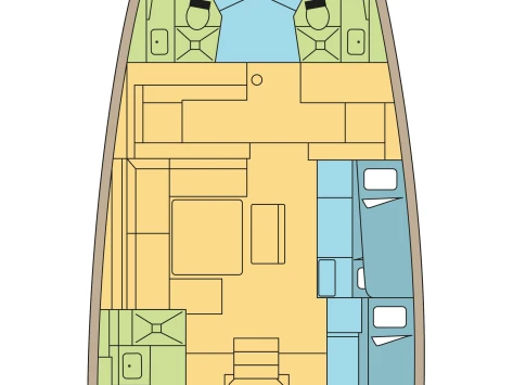 Hire Sailboat with or without skipper Dufour Furnari