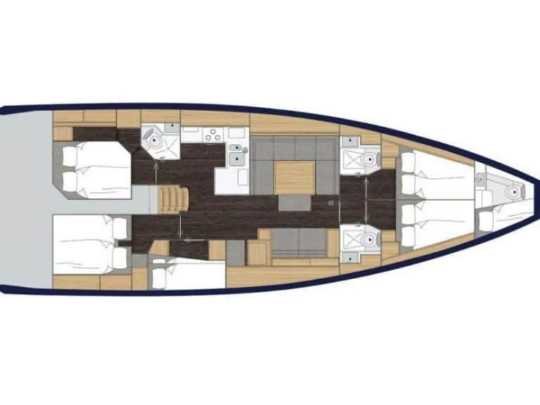 Sailboat to hire Nikiána at the best price