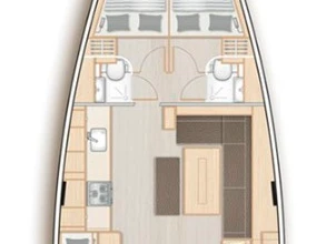 Hanse Hanse 508 charter bareboat or skippered in  Nikiána