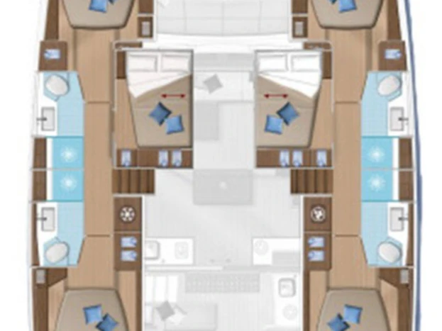 Yacht hire Kaštela cheap Lagoon 50