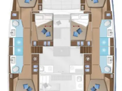 Yacht hire Kaštela cheap Lagoon 50