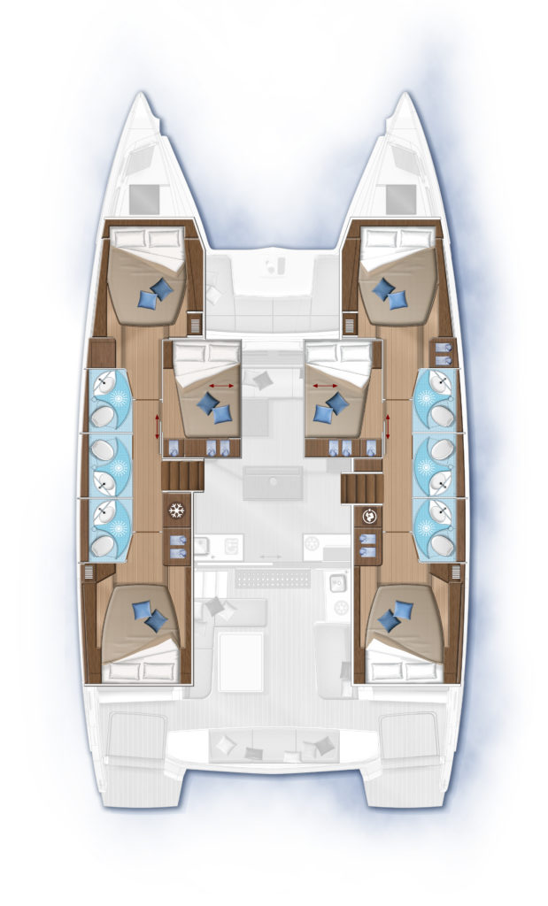 Yacht hire Alimos cheap Lagoon 50