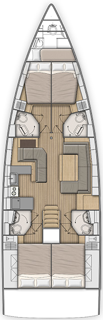 Yacht charter Alimos - Bénéteau Oceanis 51.1 on SamBoat