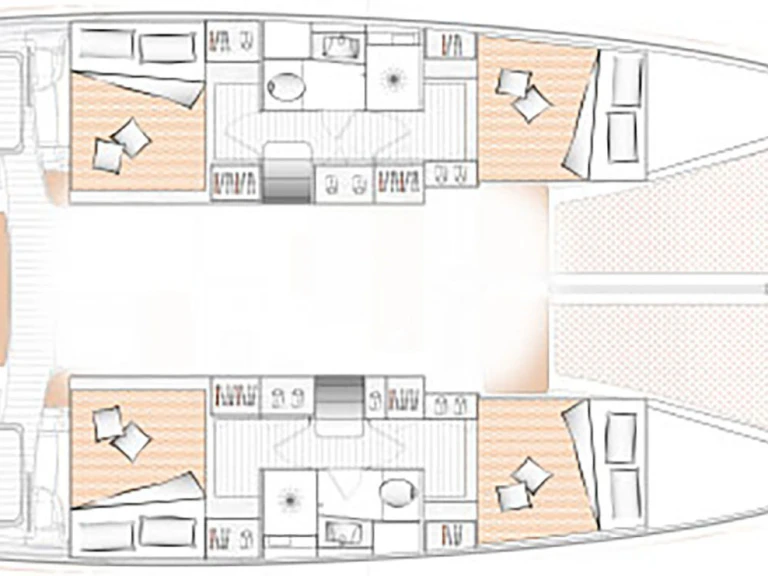 Hire Catamaran Excess with a boat licence