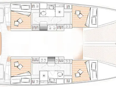 Hire Catamaran Excess with a boat licence