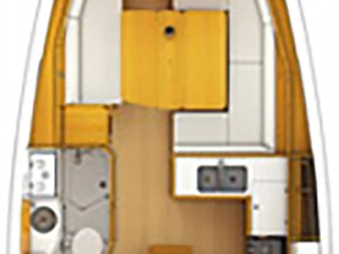 Hire Sailboat Jeanneau with a boat licence