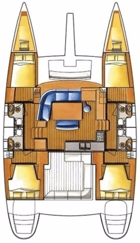 Hire Catamaran Lagoon with a boat licence